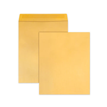 Quality Park™ Jumbo Size Kraft Envelope, Fold Flap Closure, 17 X 22, Brown Kraft, 25-pack freeshipping - TVN Wholesale
